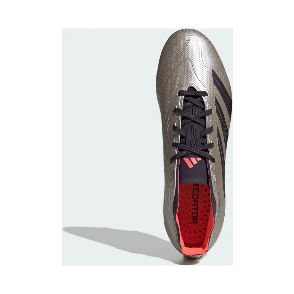adidas Predator League FG Platinum Metallic Aurora Black Turbo (IF6349)