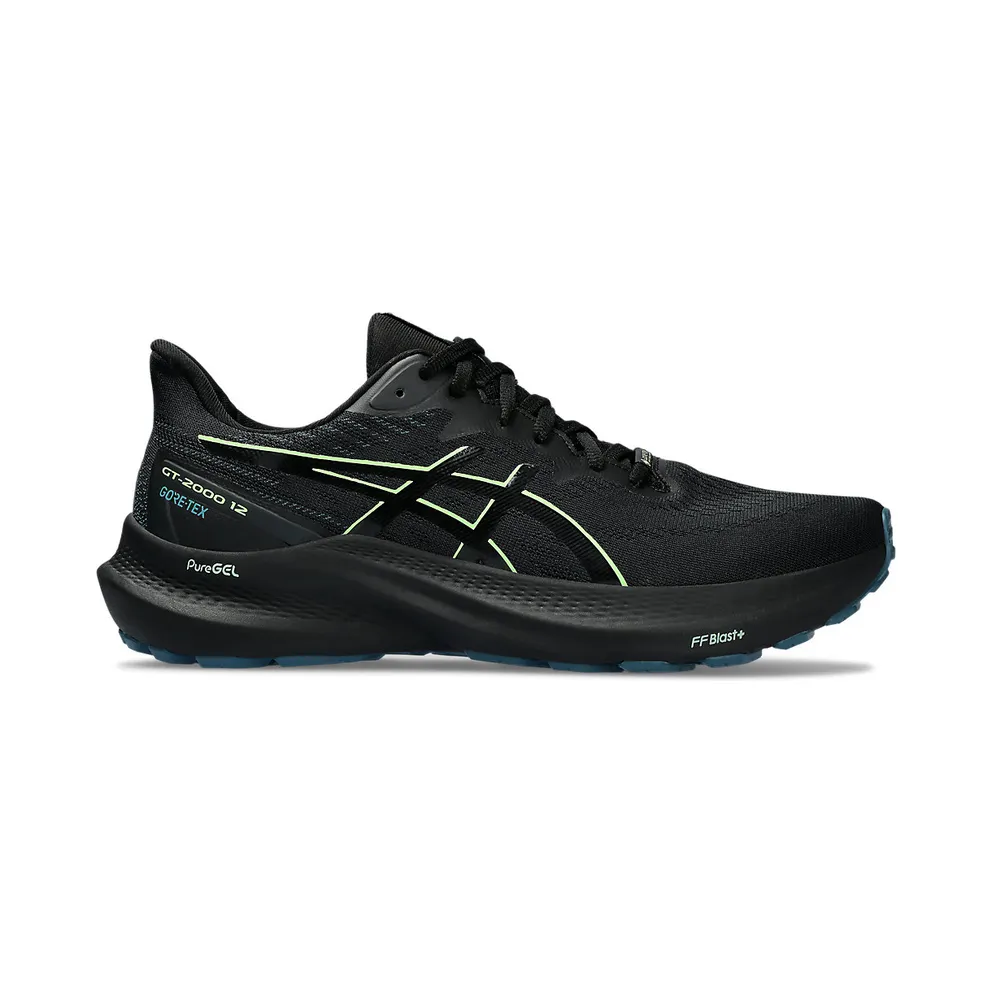 Asics Gt-2000 12 Gtx Black/Illuminate Green (1011B687.001)