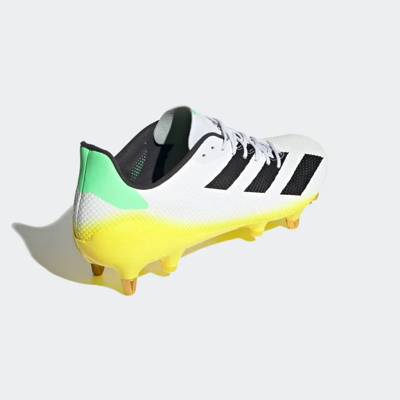 Adidas Rugby Adizero RS7 Soft Ground Cloud White / Core Black / Beam Yellow (GZ4166)