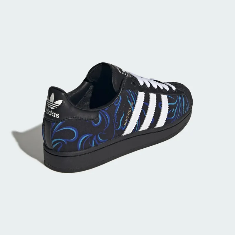 Adidas SUPERSTAR II Shoes Core Black / Cloud White / Lucid Blue (KJ1251)