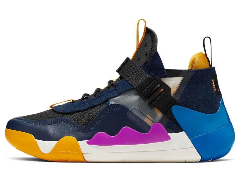 Jordan Defy SP “Black / Midnight Navy / University Gold / Hyper Violet” (CJ7698-004)