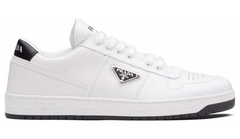 Prada Sneakers met logoplakkaat – Wit (2EE364FD0013LJ6)
