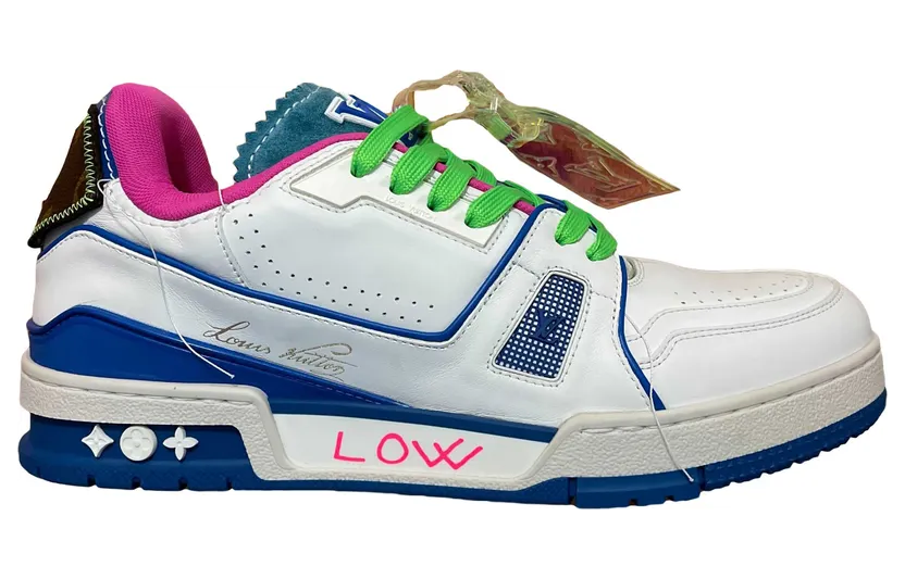 Louis Vuitton Trainer Neon Blue (MS0251)