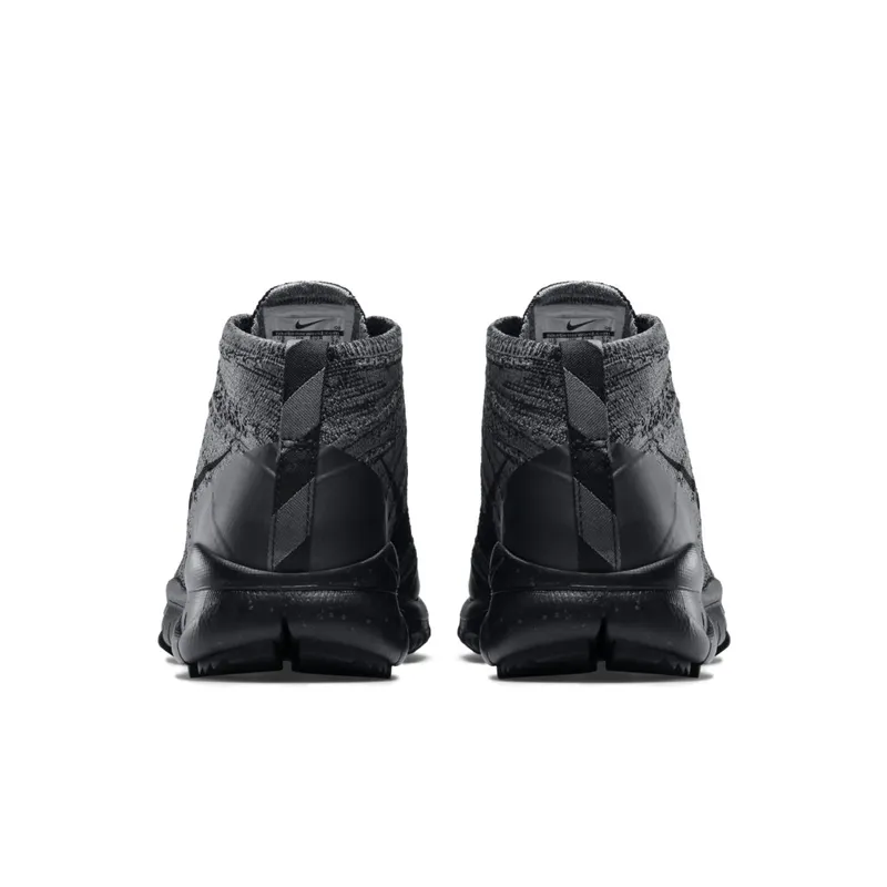 Nike  Flyknit Trainer Chukka FSB Black Dark Grey  (625009-003)