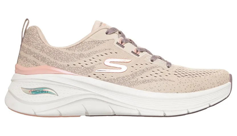 Skechers Arch Fit 3.0 – Radiant Wave Sneaker Natuurlijk/Taupe