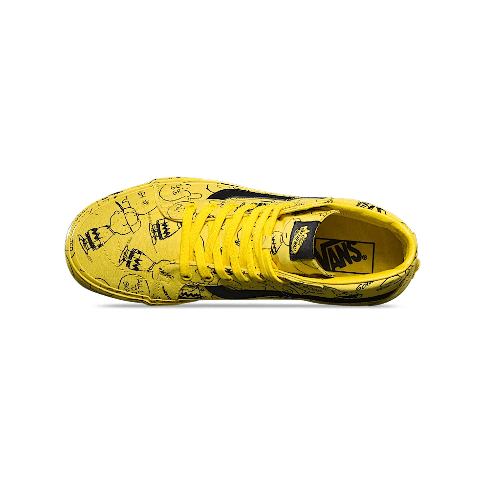 Vans Sk8-Hi Peanuts Charlie Brown Yellow/Black (VN0A2XSBQX4)
