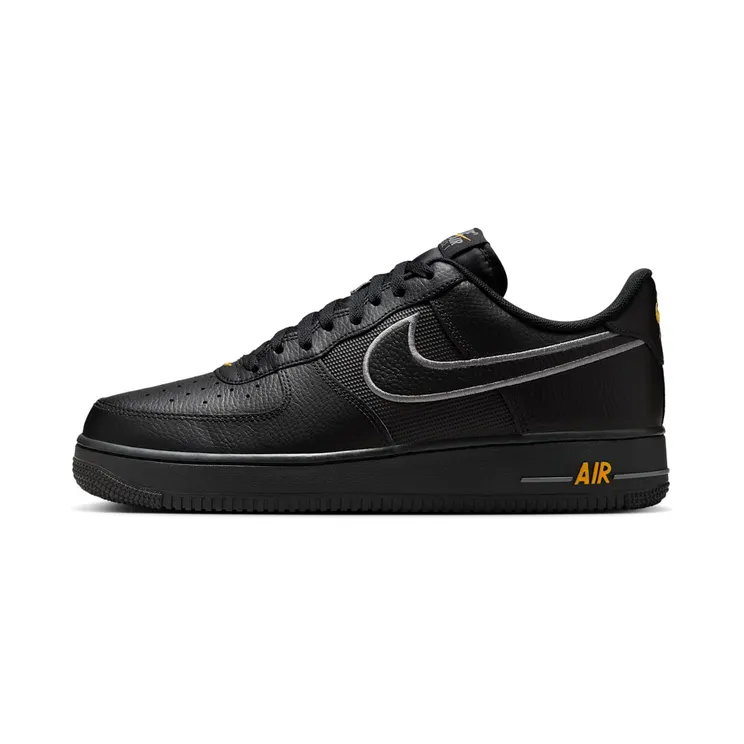 Nike Air Force 1 Low Black Laser Orange “Black / Cool Grey / Sundial” (IB7677-001)