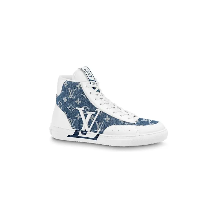 Louis Vuitton Charlie High Top Denim Monogram White (1AA47F)