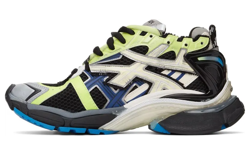 Balenciaga Runner Green Blue Black Grey (677403W3RB55179) (3)