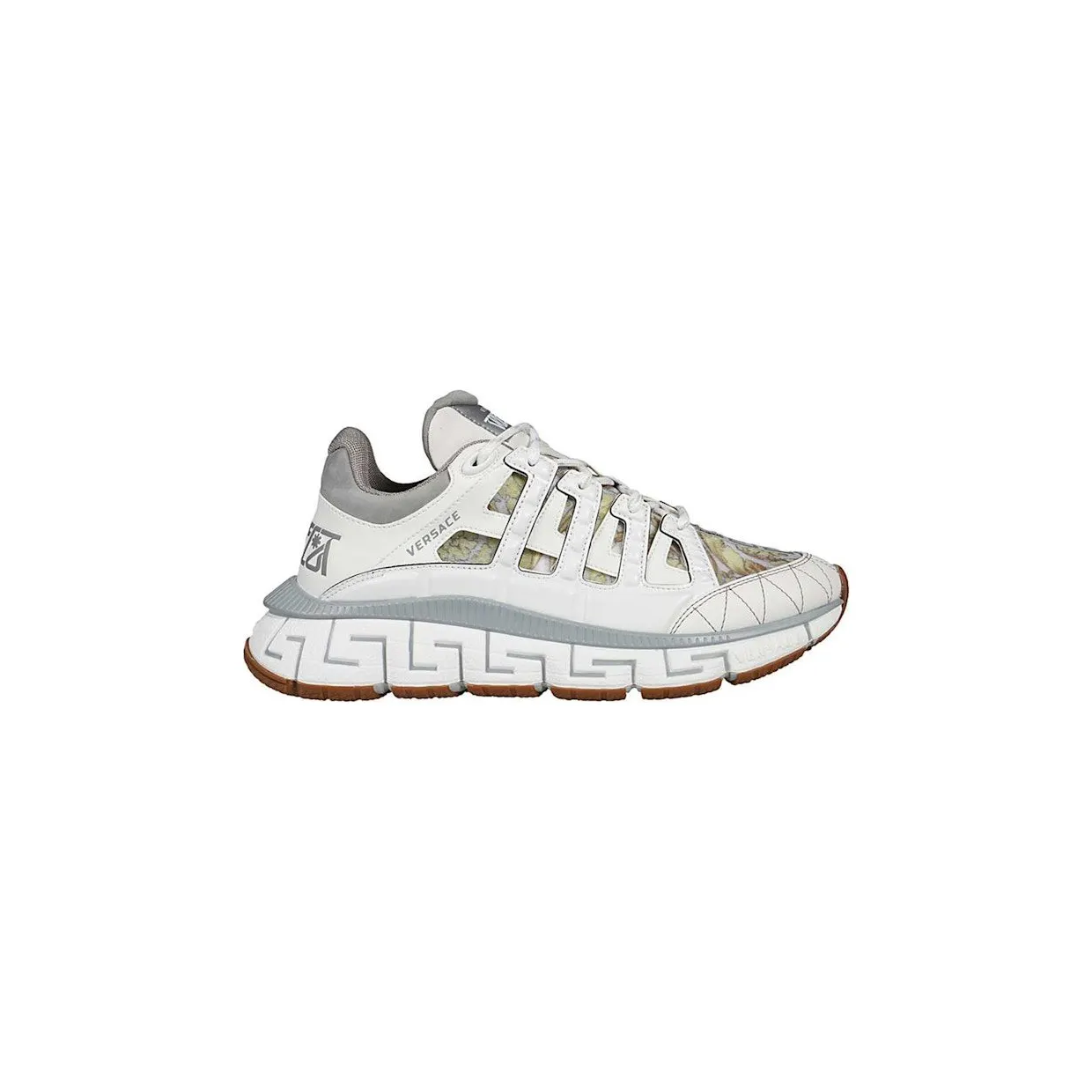 Versace Trigreca White Grey Barocco Print (DST539G-D16TCG_D014H)
