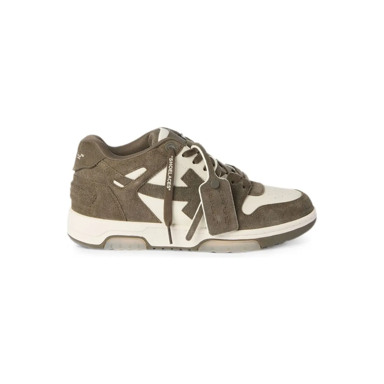 Off-White Out of Office met vlakken “Green” (OF05728310CRMMGN)