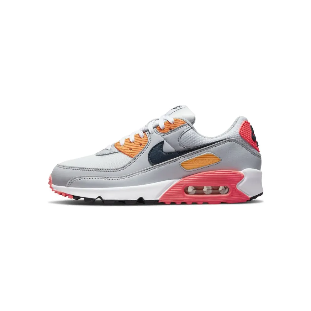 Nike Air Max 90 Grey Crimson Gold (W) (DH5072-001)