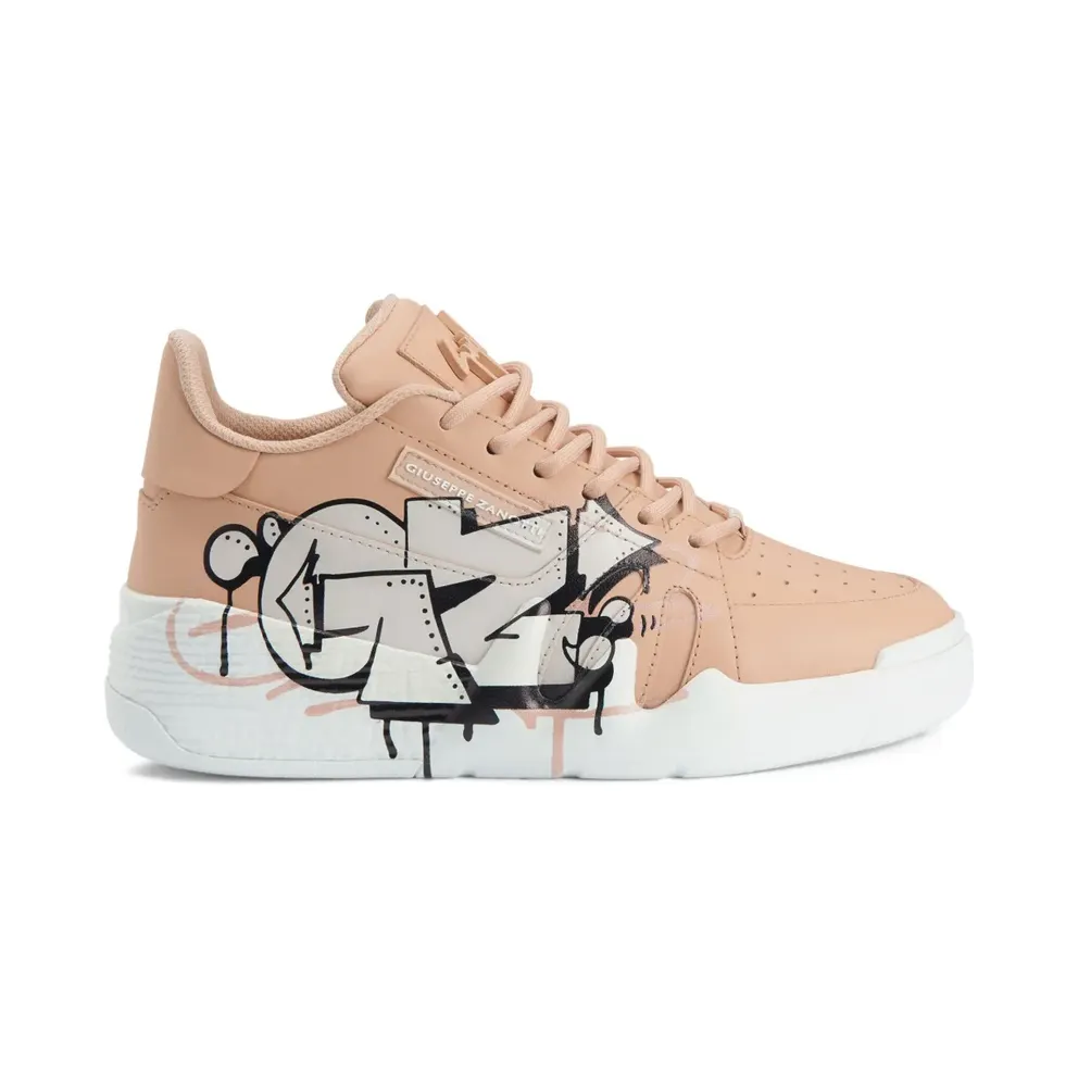 Giuseppe Zanotti Talon with print – Beige (RW30025003)