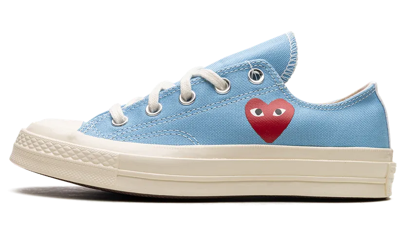 Converse Comme des Garcons PLAY x Chuck 70 Low Bright Blue (168303C)