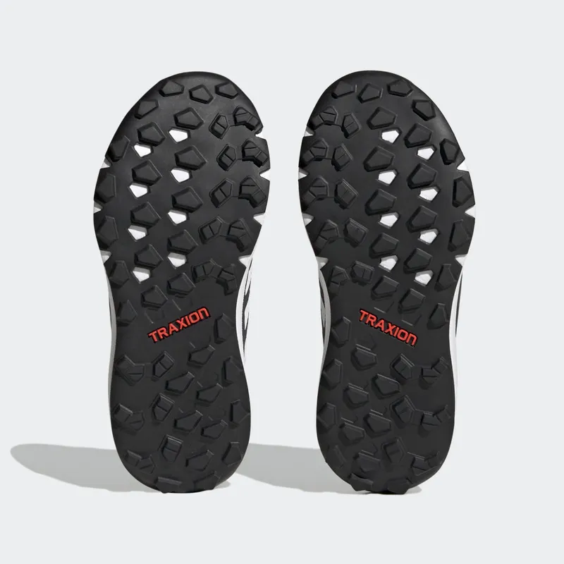 adidas Terrex Agravic Flow Trail Running Core Black / Crystal White / Solar Red (HQ3502)