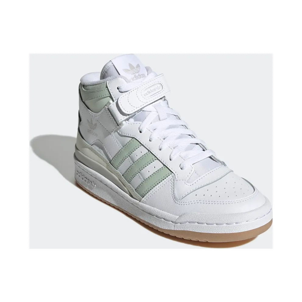 Adidas Forum Mid Cloud White / Linen Green / Gum (GX4578)