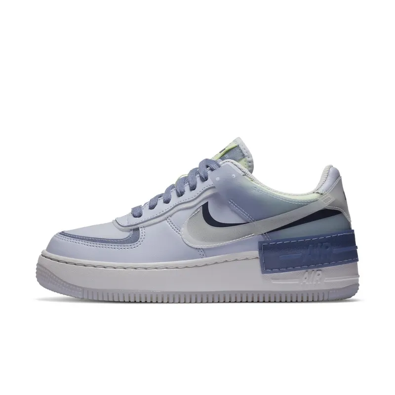 Nike WMNS Air Force 1 Shadow SE White Indigo (2020) (CK6561-001)