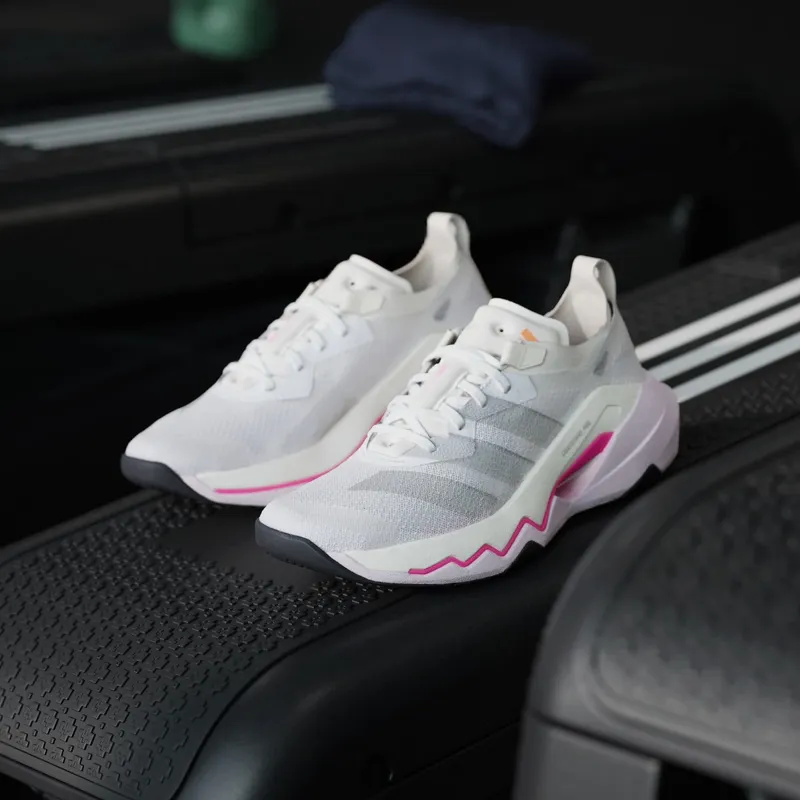 Adidas Rapidmove Pro Training Shoes Cloud White / Silver Metallic / Lucid Pink (JP8783)