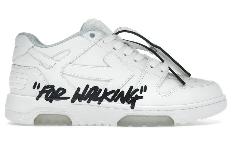 OFF-WHITE Out Of Office OOO Low Tops For Walking White (OMIA189C99LEA01A0110)