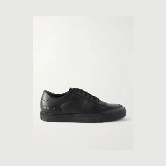 Common Projects BBall Leather Sneakers Black (2155Â BLK)