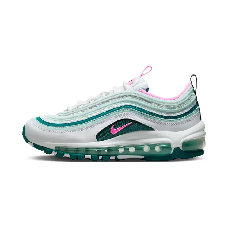 Nike Air Max 97 “White / Geode Teal / Jade Ice / Pink Spell” (921522-118)
