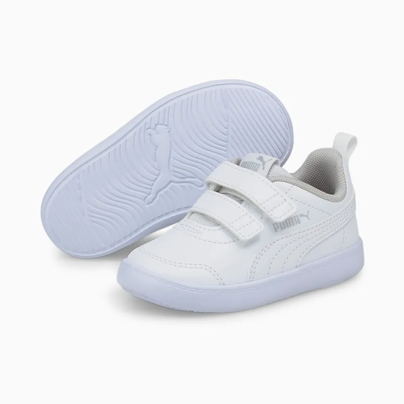 PUMA Courtflex V2 Babies’ White/Gray Violet (371544-04)