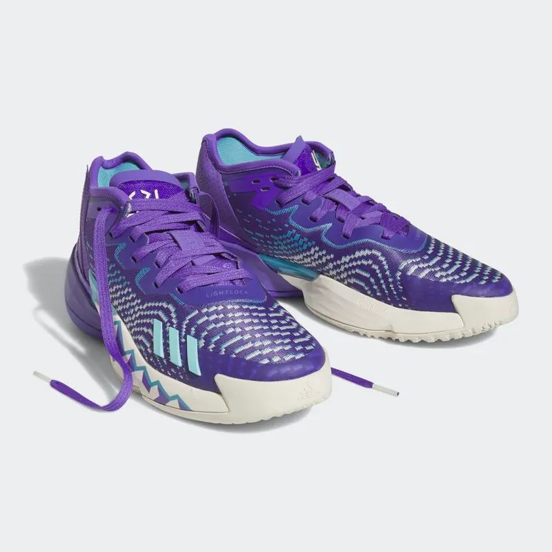 adidas D.O.N. Issue 4 Purple Rush / Off White / Clear Aqua (HR0710)
