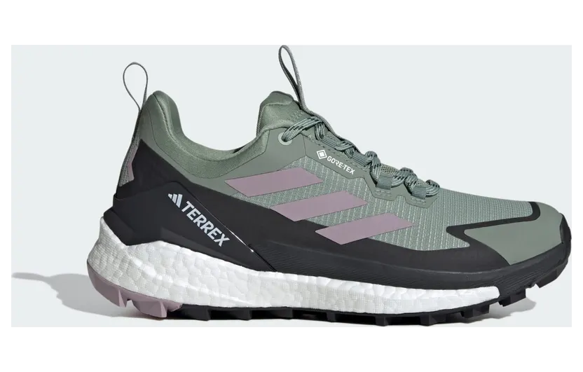 adidas Terrex Free Hiker 2.0 Low Gore-Tex Silver Green Preloved Fig Carbon (IE5100)