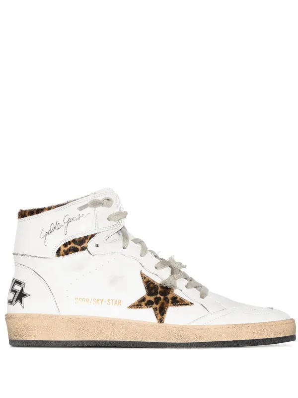 Golden Goose Sky-Star High-Top-Sneakers – White (GWF00230F002193)