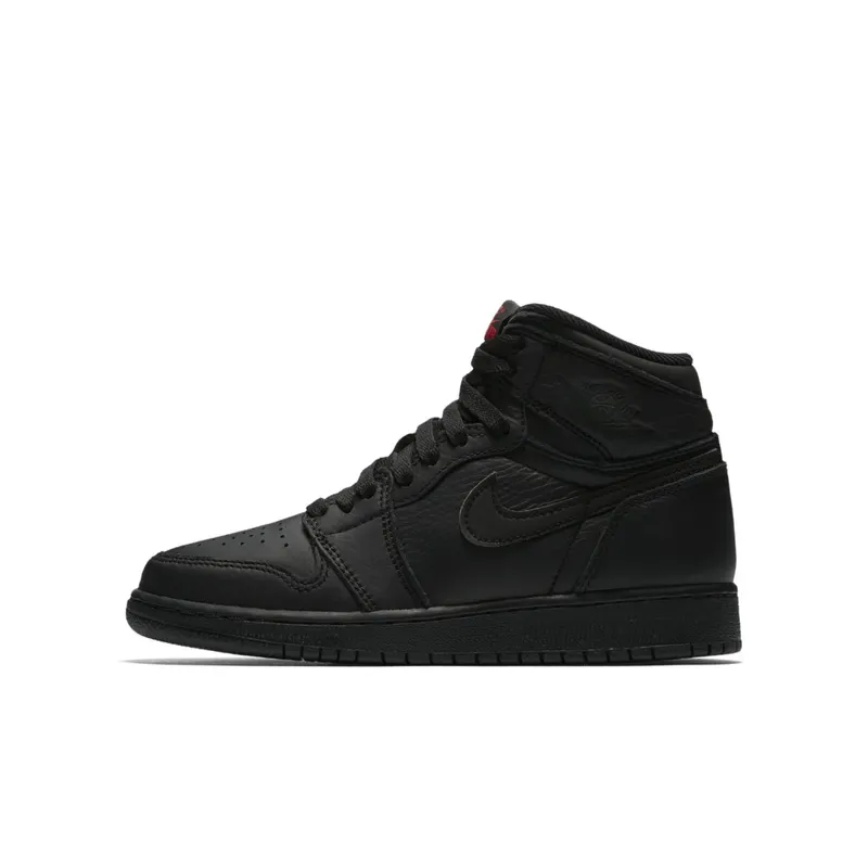Jordan 1 Retro High OG Essentials Black (GS) Black/University Red (575441-022)