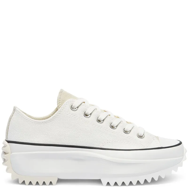 Converse Summer Denim Run Star Hike Low Top Vintage White/egret/Black (171895C)