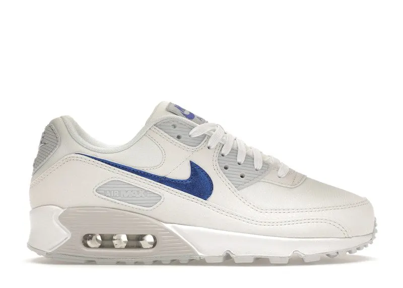 Nike Air Max 90 White Metallic Blue (DX0115-100)