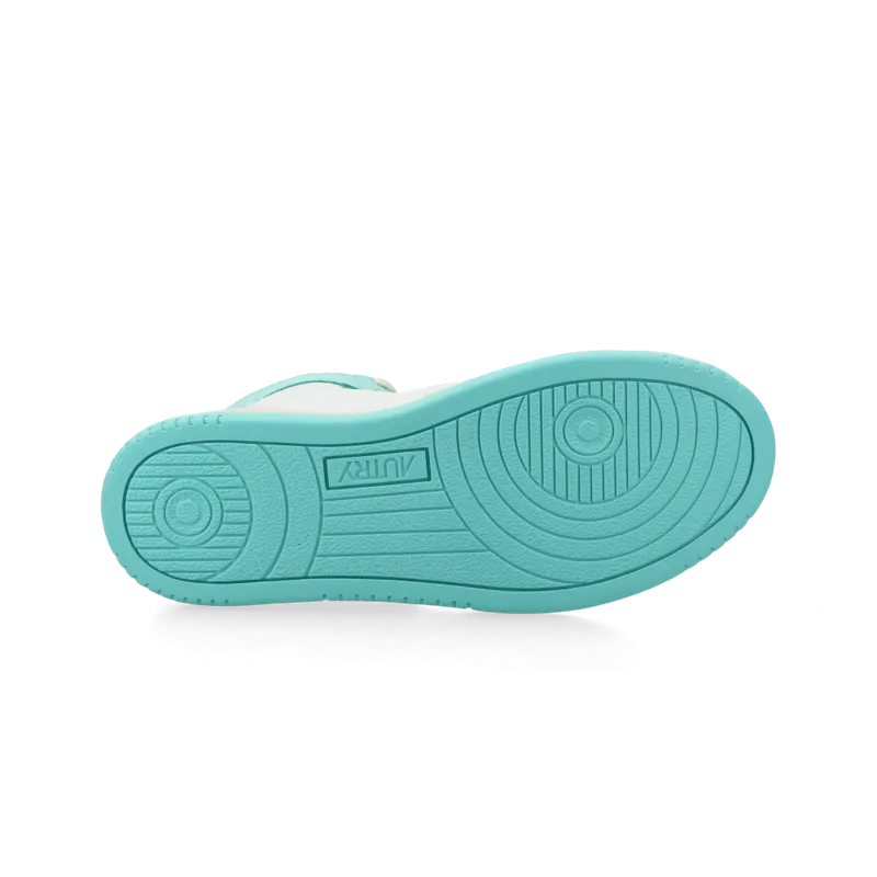 Autry Medalist Mid W (turquoise / white) – AUMWWB20