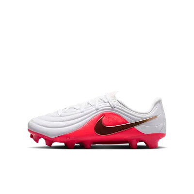 Nike Jr. Tiempo Maestro Academy ‘ Multi-Ground Low-Top “White / Bright Crimson / Blur” (IV5222-100)