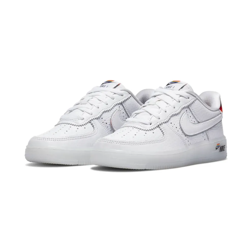 Nike Air Force 1 Low Be True 2020 (PS) White/Multi-Color-White (CW7439-100)