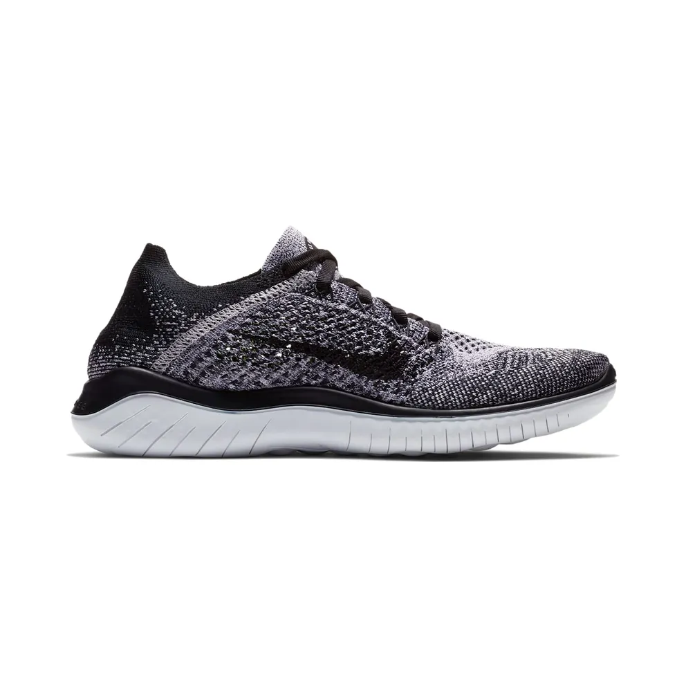 Nike Free RN Flyknit 2018 Oreo (W) White/Black (942839-101)