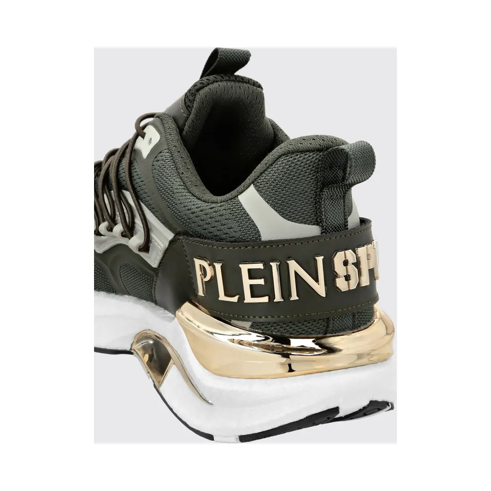 Plein Sport Air Pressure Gen. X.04 Low-Top in Mesh with Chunky Sole Gold (SAESUSC0736STE003N6593)