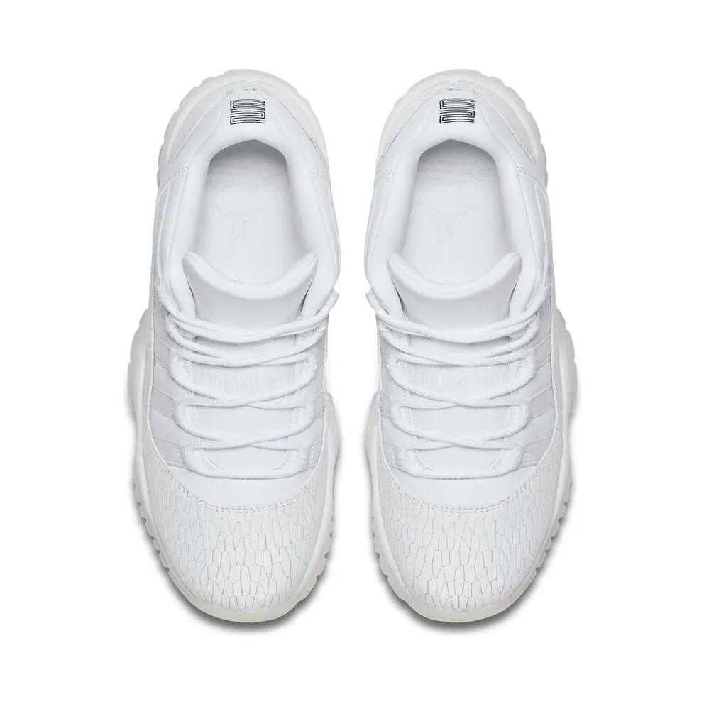 Jordan 11 Retro Low Heiress Pure Platinum (GS) White/White-Pure Platinum (897331-100)