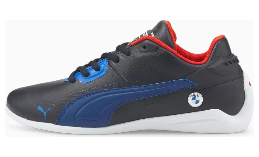 Puma BMW M Motorsport Drift Cat Delta Jugend Motorsportschuhe Schwarz/Blau (307119-01)
