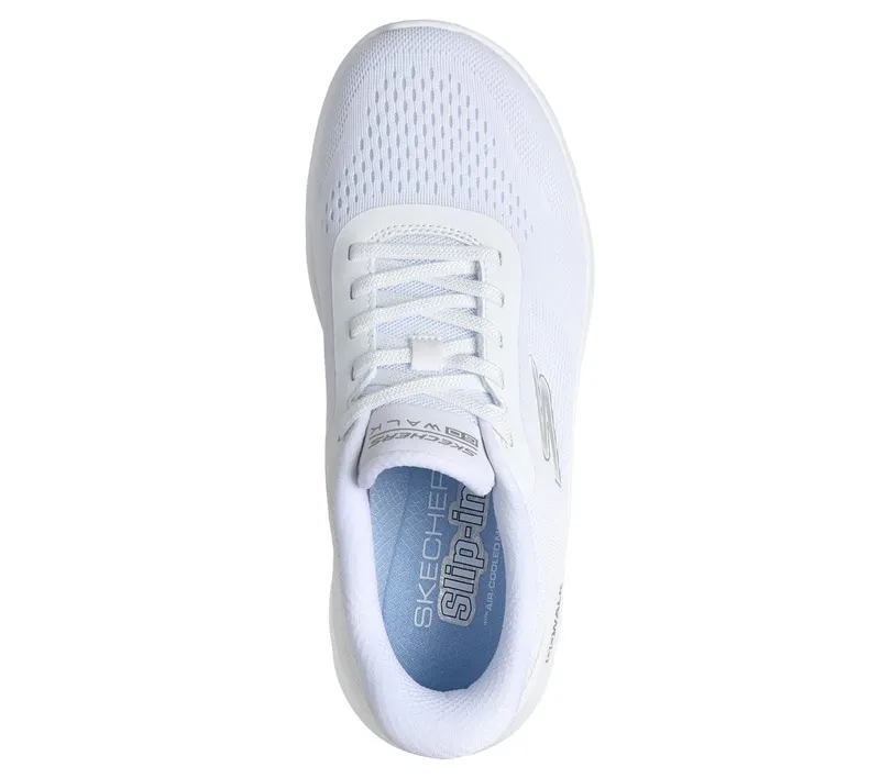 Skechers Slip-ins: GO WALK Flex – Azriel Sneaker White/Silver