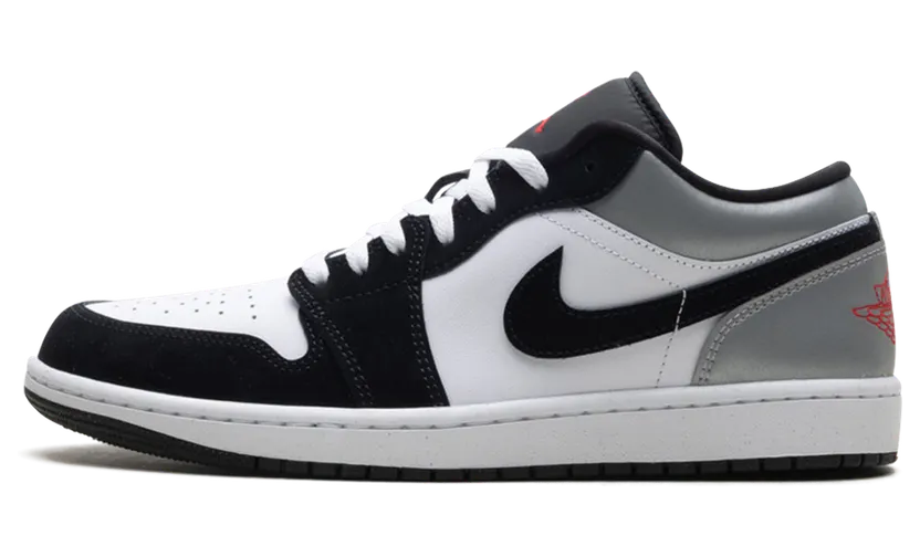Jordan 1 Low SE “White Fire Red Black Matte Silver” (HF3148-106)