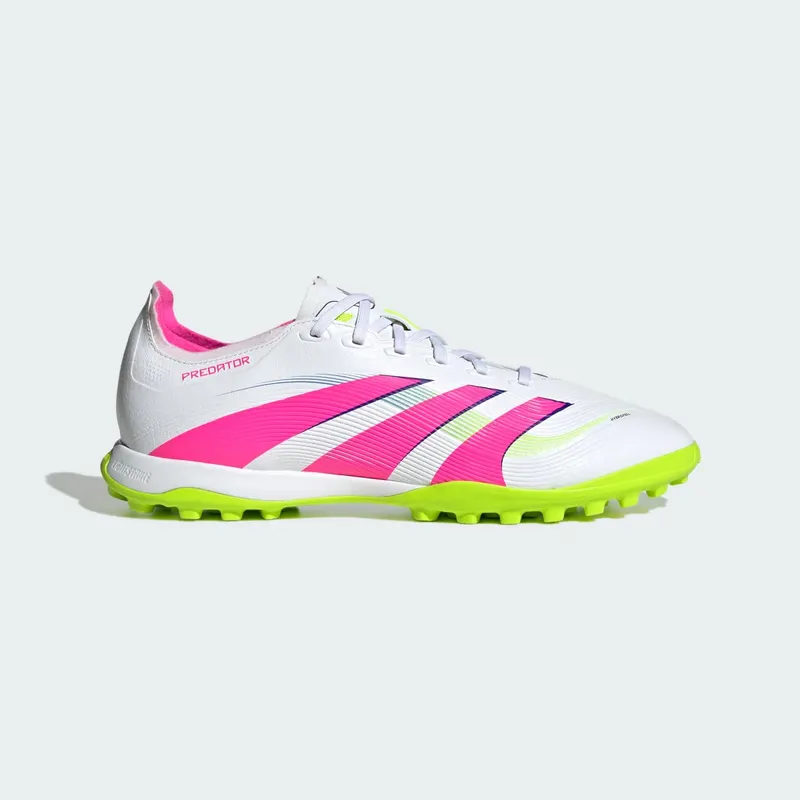 adidas Predator League Turf Cloud White Lucid Pink Lucid Lemon (ID3767)