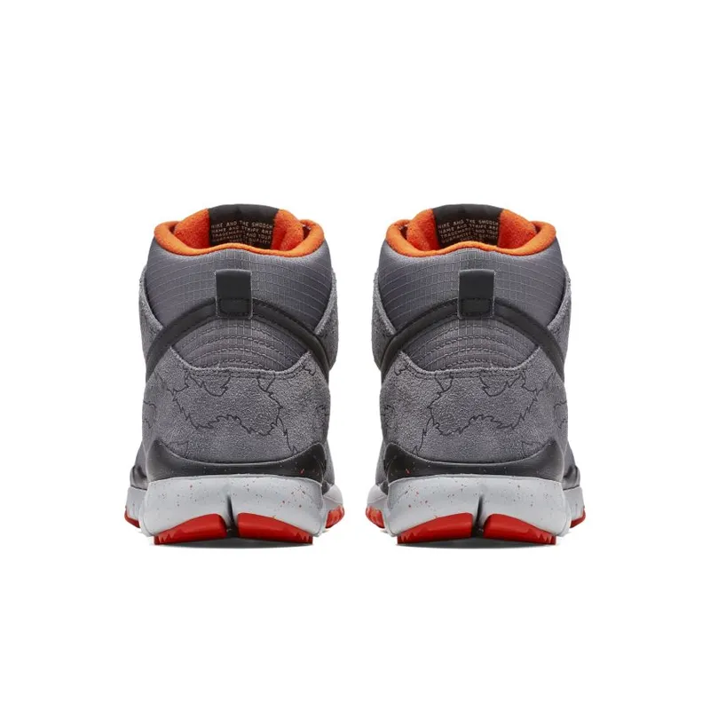 Nike SB Dunk High R/R Poler Dark Grey/University Orange-Black-White (806335-008)