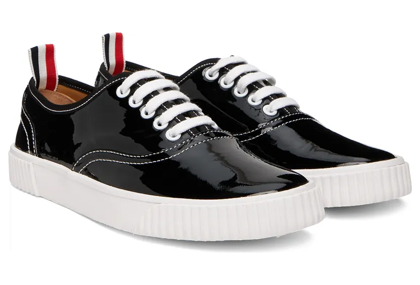 Thom Browne Black Heritage Sneakers (FFD063A-00216) (4)