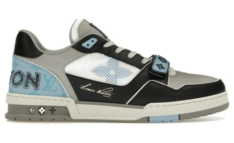 Louis Vuitton LV Trainer Blue Grey Black (1AC510)