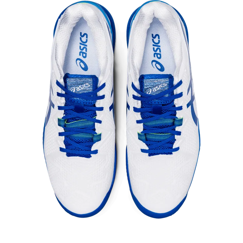 Asics GEL-RESOLUTION 8 CLAY White/Tuna Blue (1041A346.960)