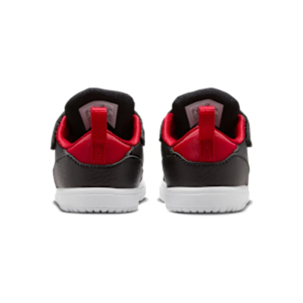 Nike Jordan Court Connect Low “Black / Gym Red / White” (IQ6047-003)