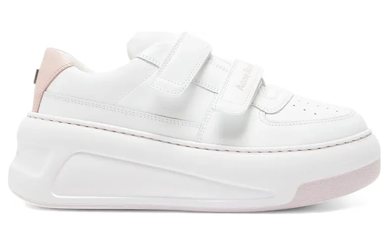 Acne Studios Steffey U Friend Raise Sneakers Optic White Pink (CD0001-DPM)
