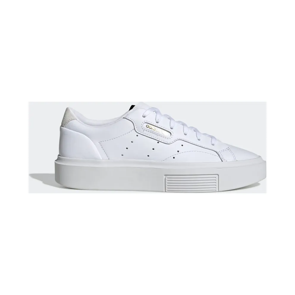 adidas Originals White Sleek Super Sneakers (EF8858)