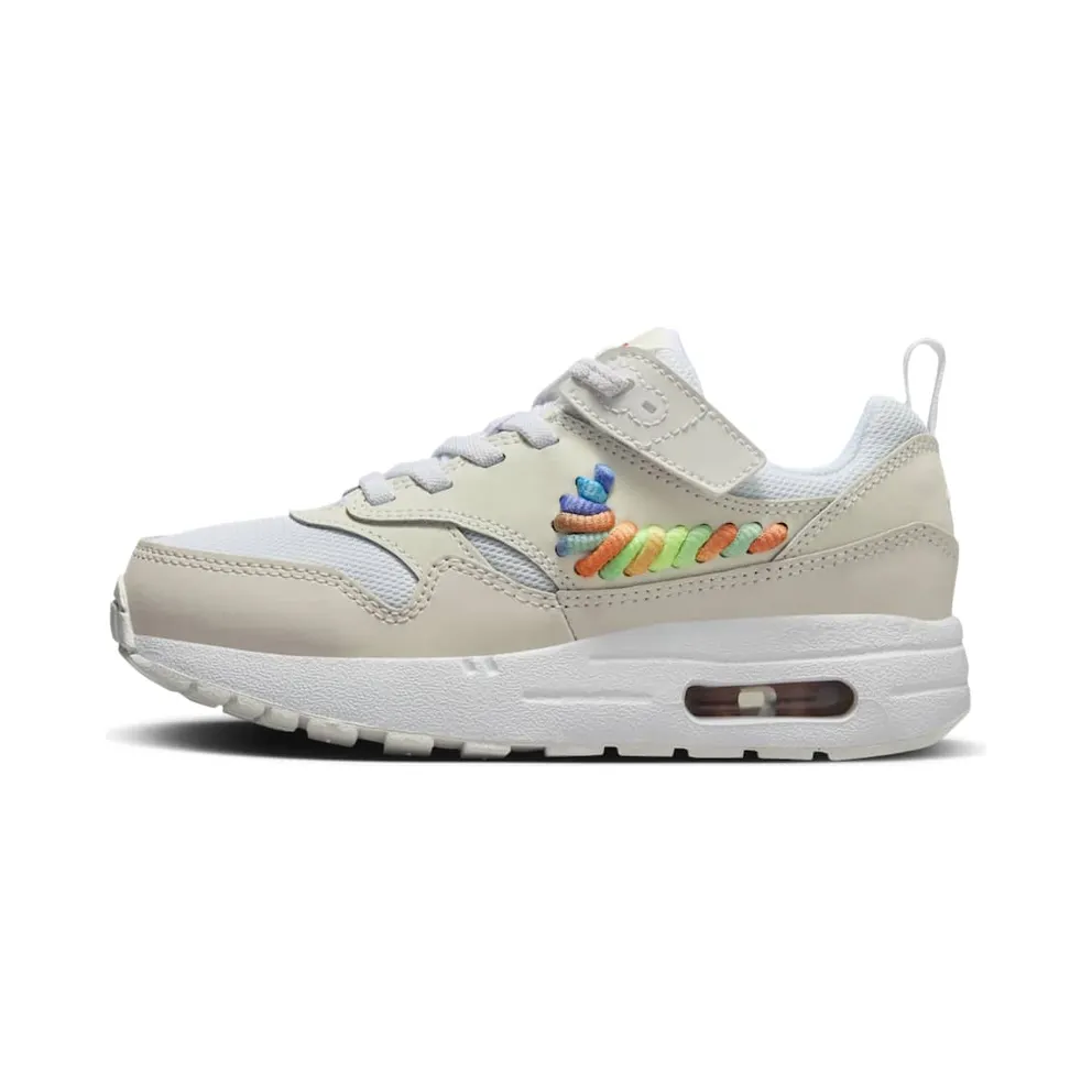 Nike Air Max 1 SE EasyOn PS “White Summit White Terra Blush Multi-Color” (FN4784-100)